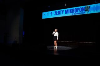 Konkurs muzyczny Złoty mikrofon. Dom Kultury w Łapach