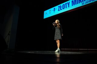 Konkurs muzyczny Złoty mikrofon. Dom Kultury w Łapach
