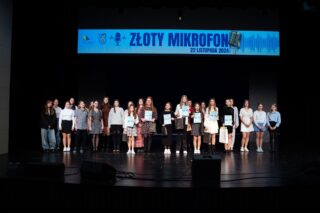 Konkurs muzyczny Złoty mikrofon. Dom Kultury w Łapach