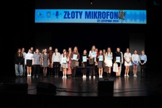 Konkurs muzyczny Złoty mikrofon. Dom Kultury w Łapach
