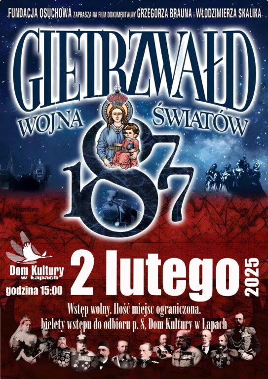 Film „Gietrzwałd 1877. Wojna światów” w Łapach