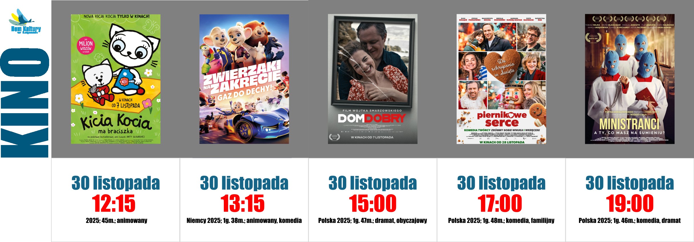 Premiery kinowe 30 listopada