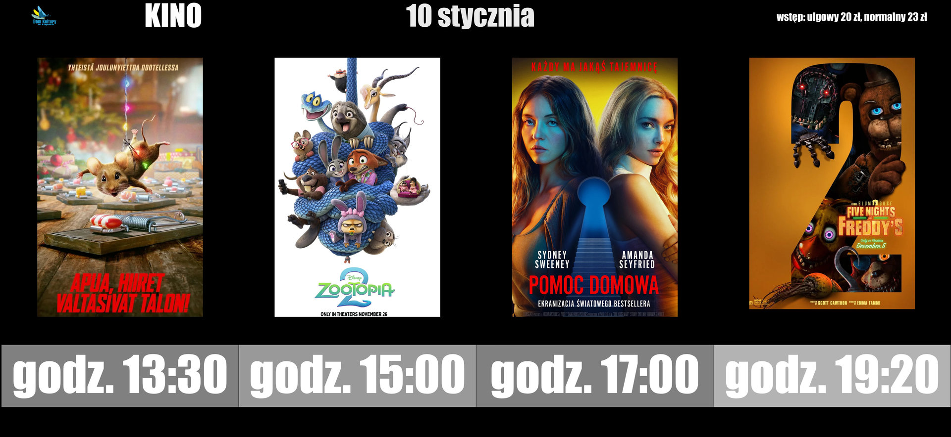 Premiery kinowe 10- 11 stycznia