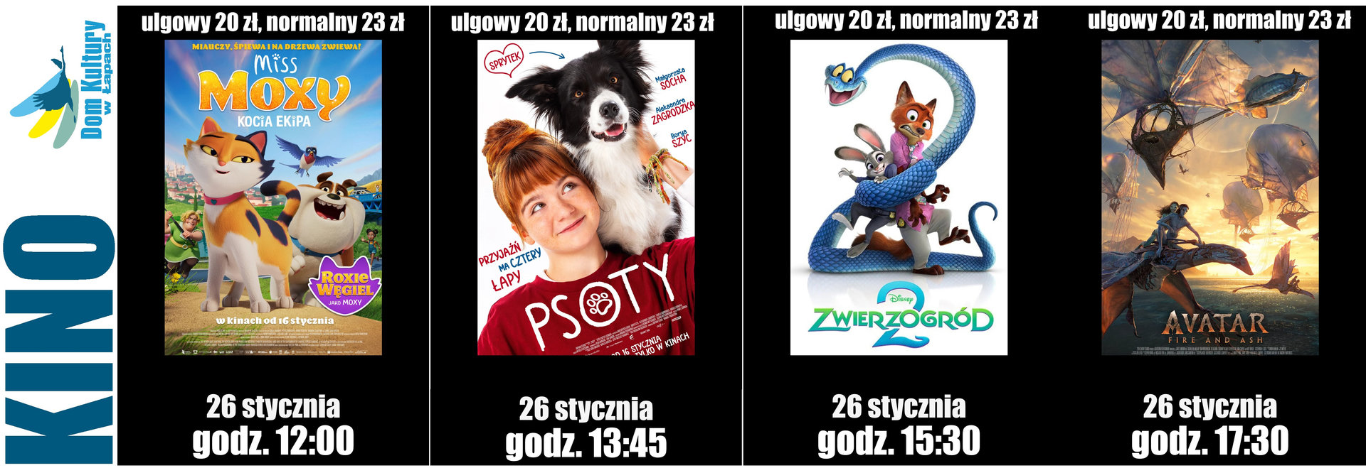 Premiery kinowe 25-26 stycznia ’26