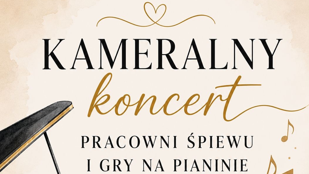 Kameralny koncert pracowni śpiewu i gry na pianinie