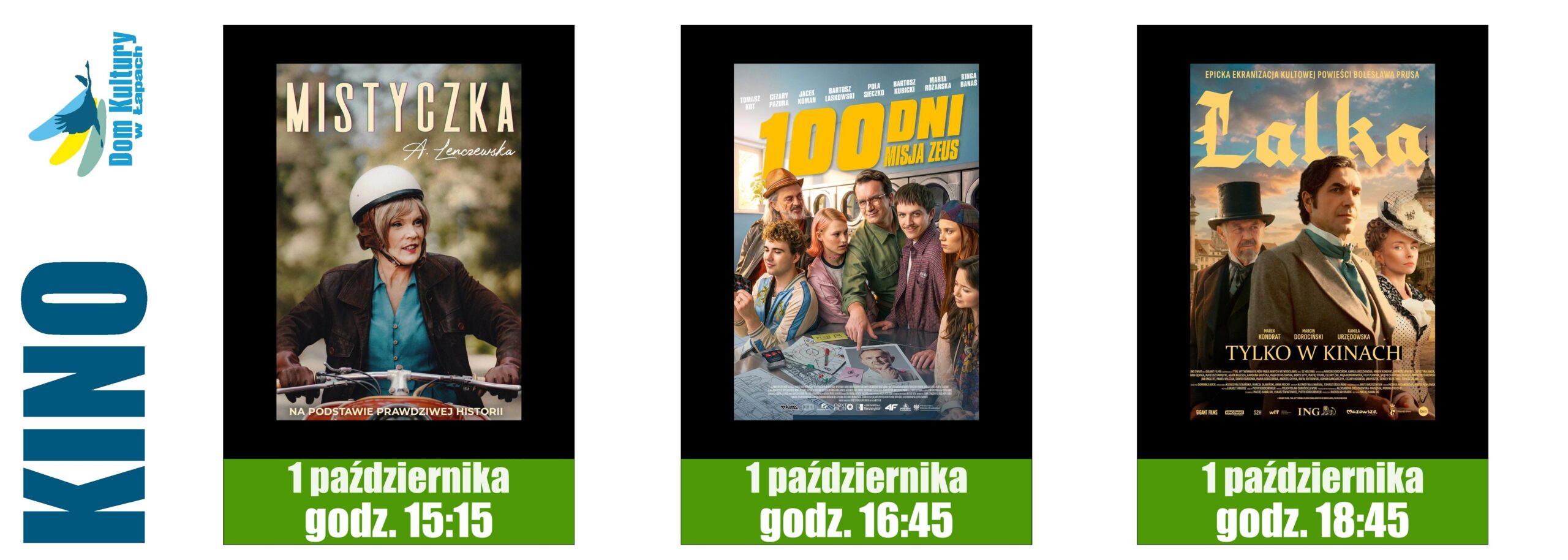 Premiery kinowe 1 października