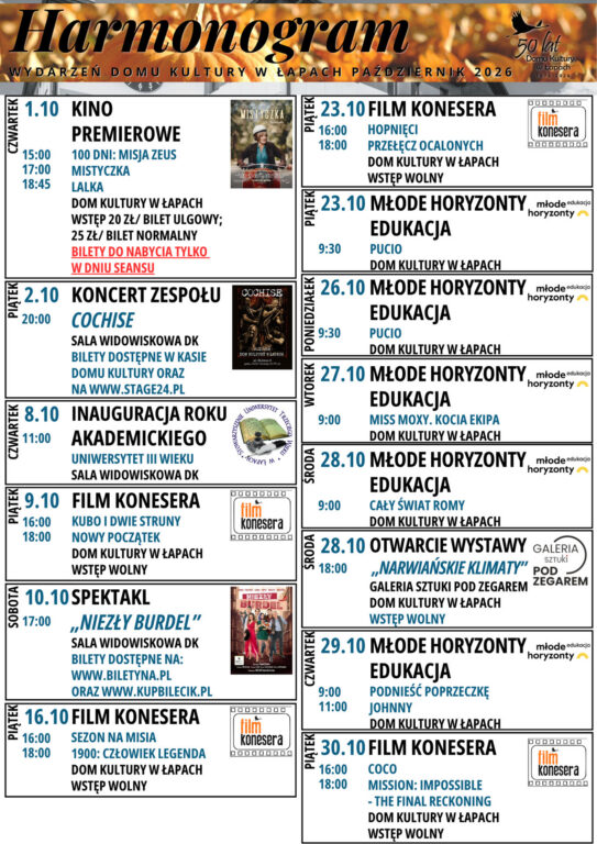 obrazek z serwisu dkLapy.PL, kendarium październik